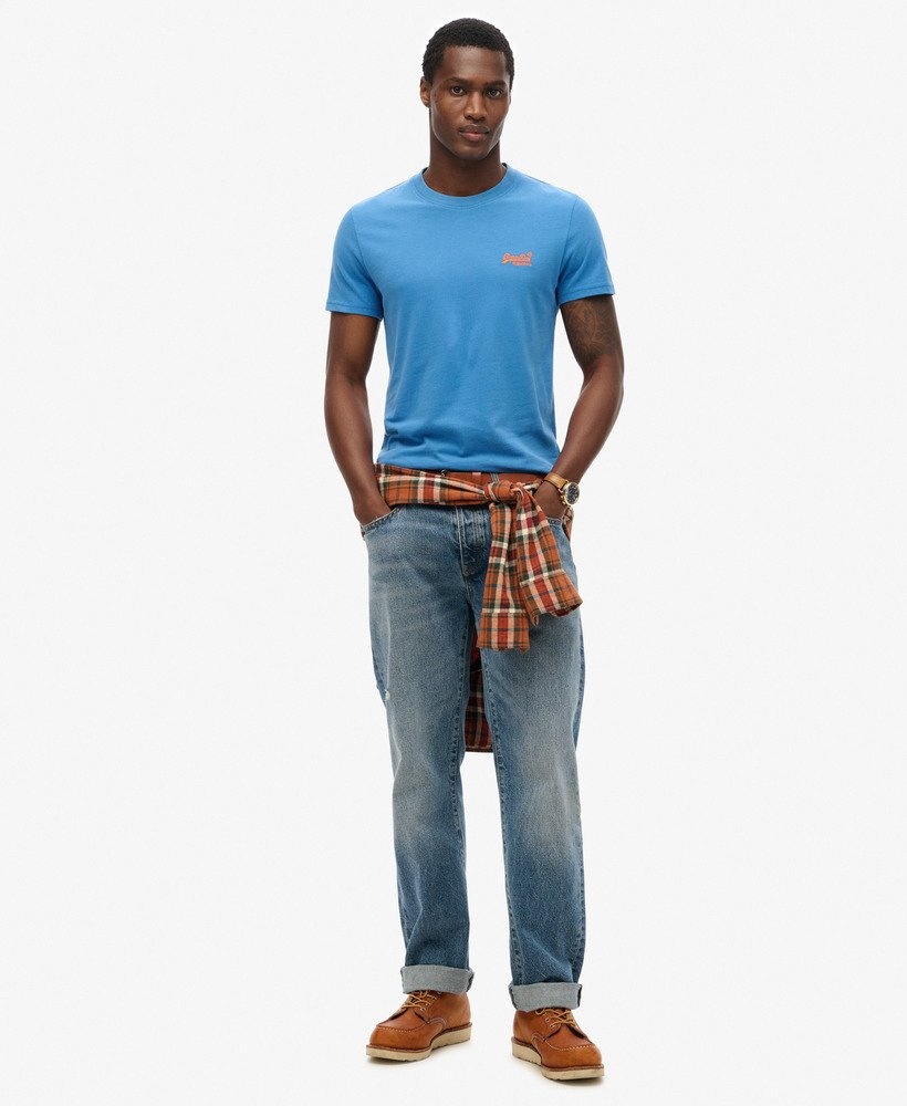 ESSENTIAL LOGO EMB TEE (Monaco Blue)