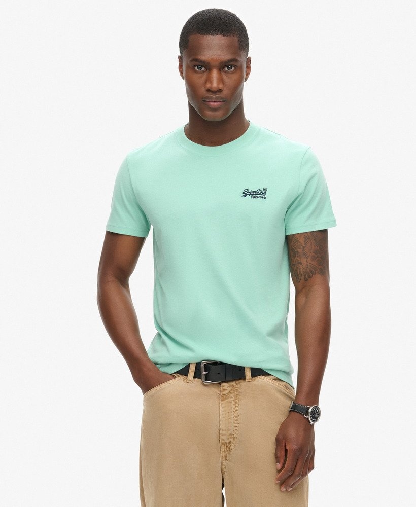 ESSENTIAL LOGO EMB TEE (Spearmint Light Green)