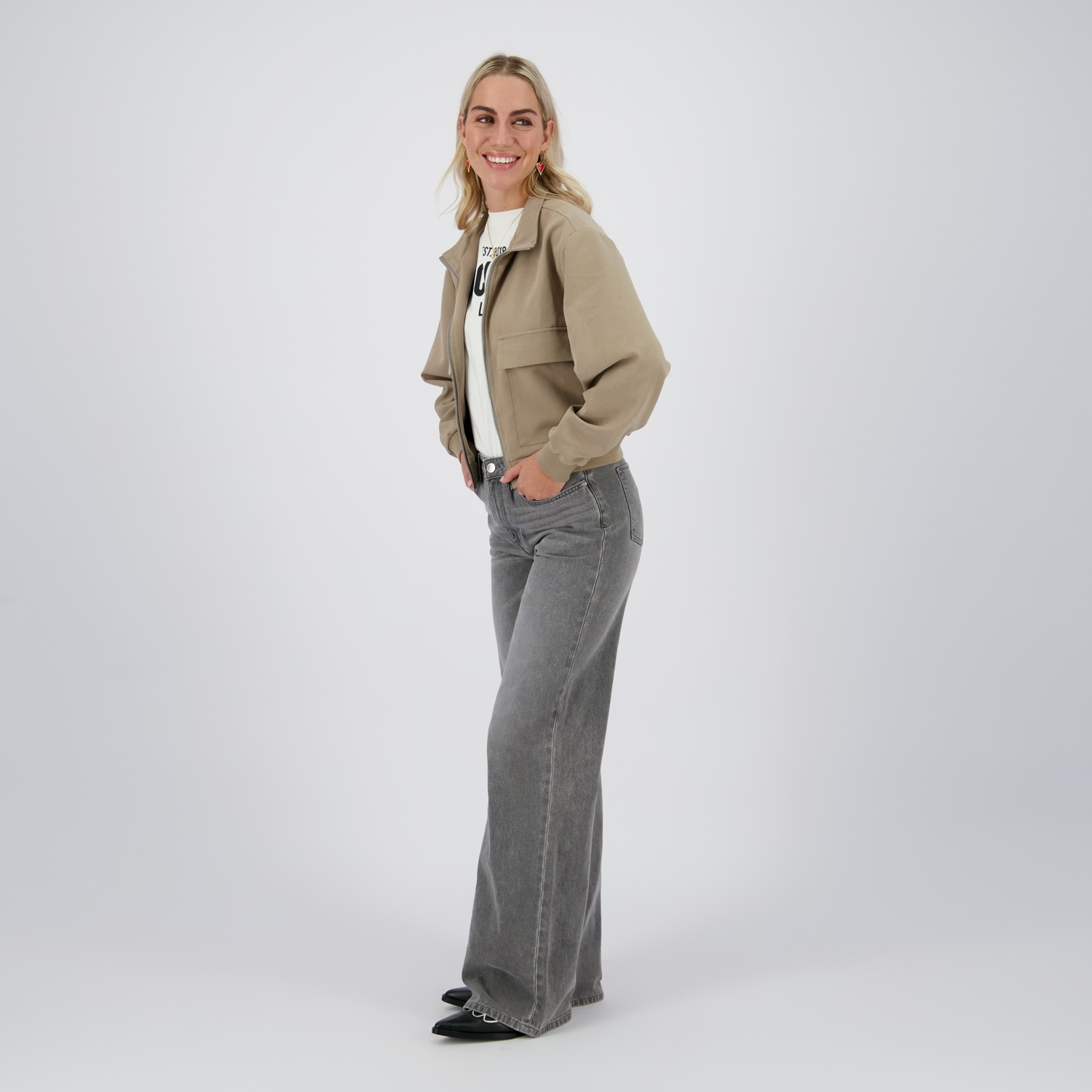 SKY Vintage Flare RD07 - Mid Grey Stone