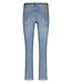RELAX mid stone used high rise-reg fit-tapered legs