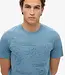 WORKWEAR EMBOSSED RELAXED TEE (Pottery Blue Marl)