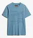 WORKWEAR EMBOSSED RELAXED TEE (Pottery Blue Marl)