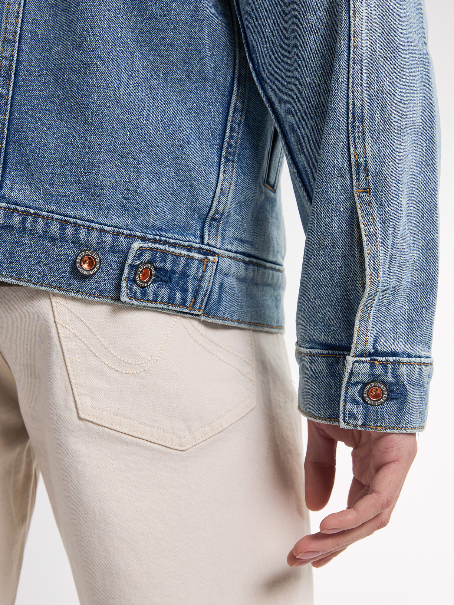 M-1050-JAC002 Men Jacket Denim (5700 Bleached)