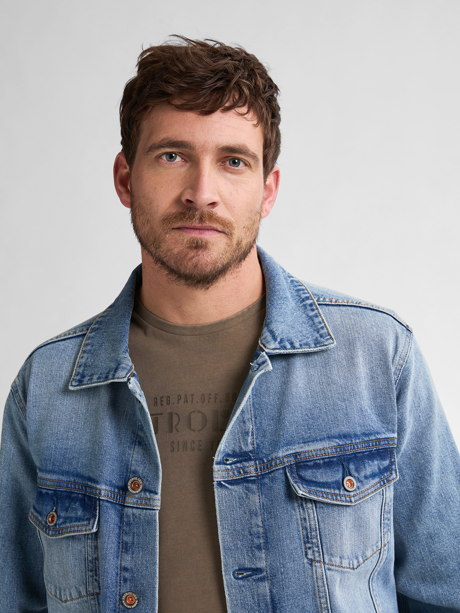 M-1050-JAC002 Men Jacket Denim (5700 Bleached)