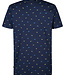 M-1050-TSR687 MEN SHIRT SS AOP (5178 NAVY BLUE)