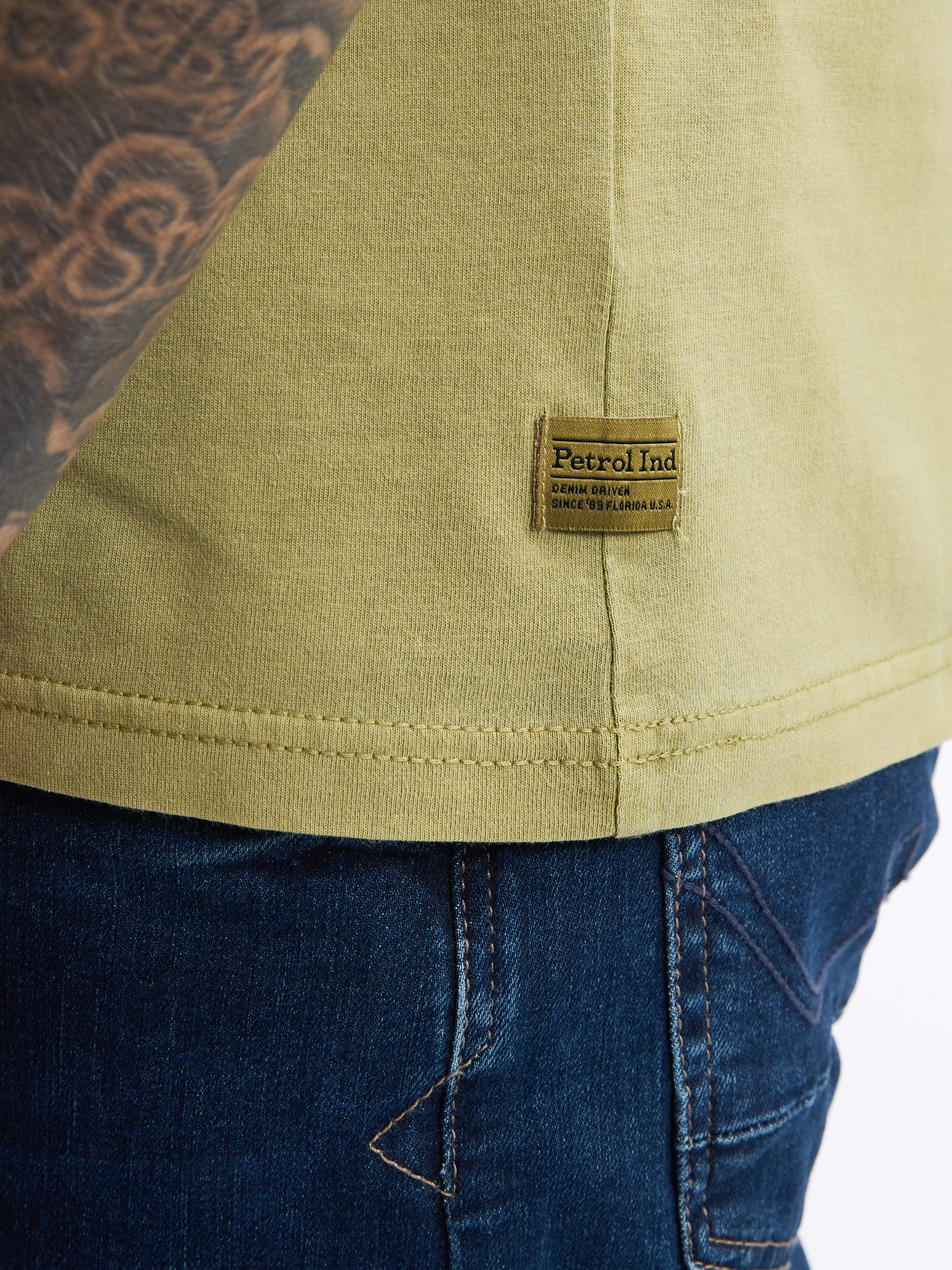 M-1050-TSR617 MEN T-SHIRT SS (6170 LIGHT PISTACHE)