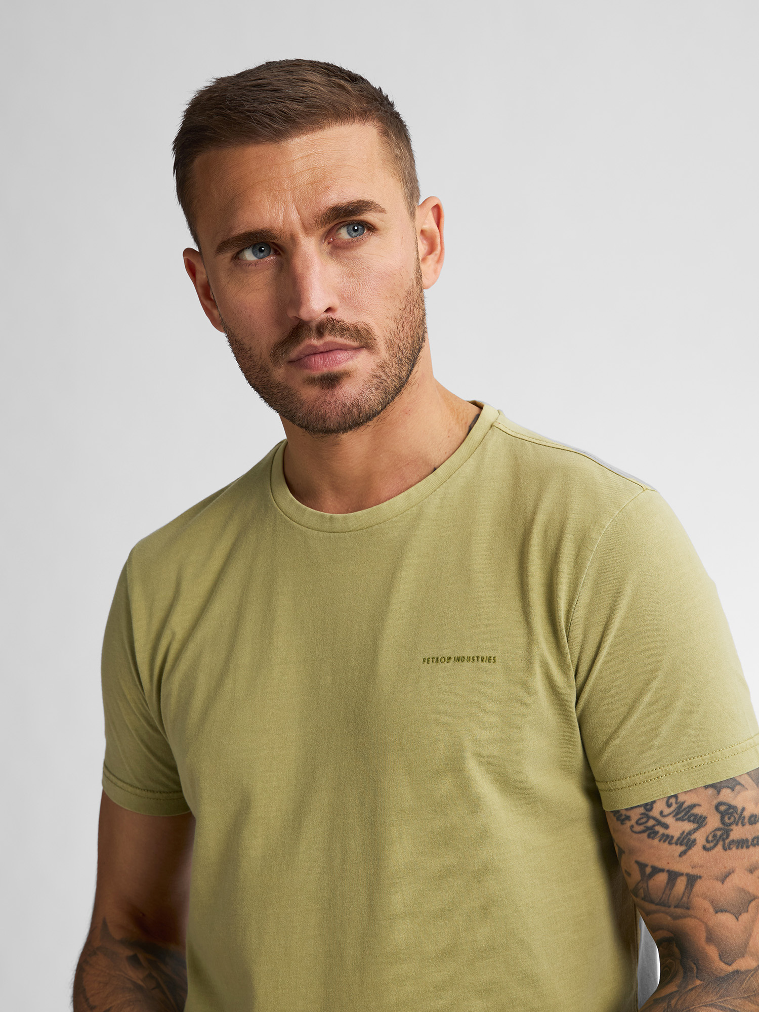 M-1050-TSR617 MEN T-SHIRT SS (6170 LIGHT PISTACHE)