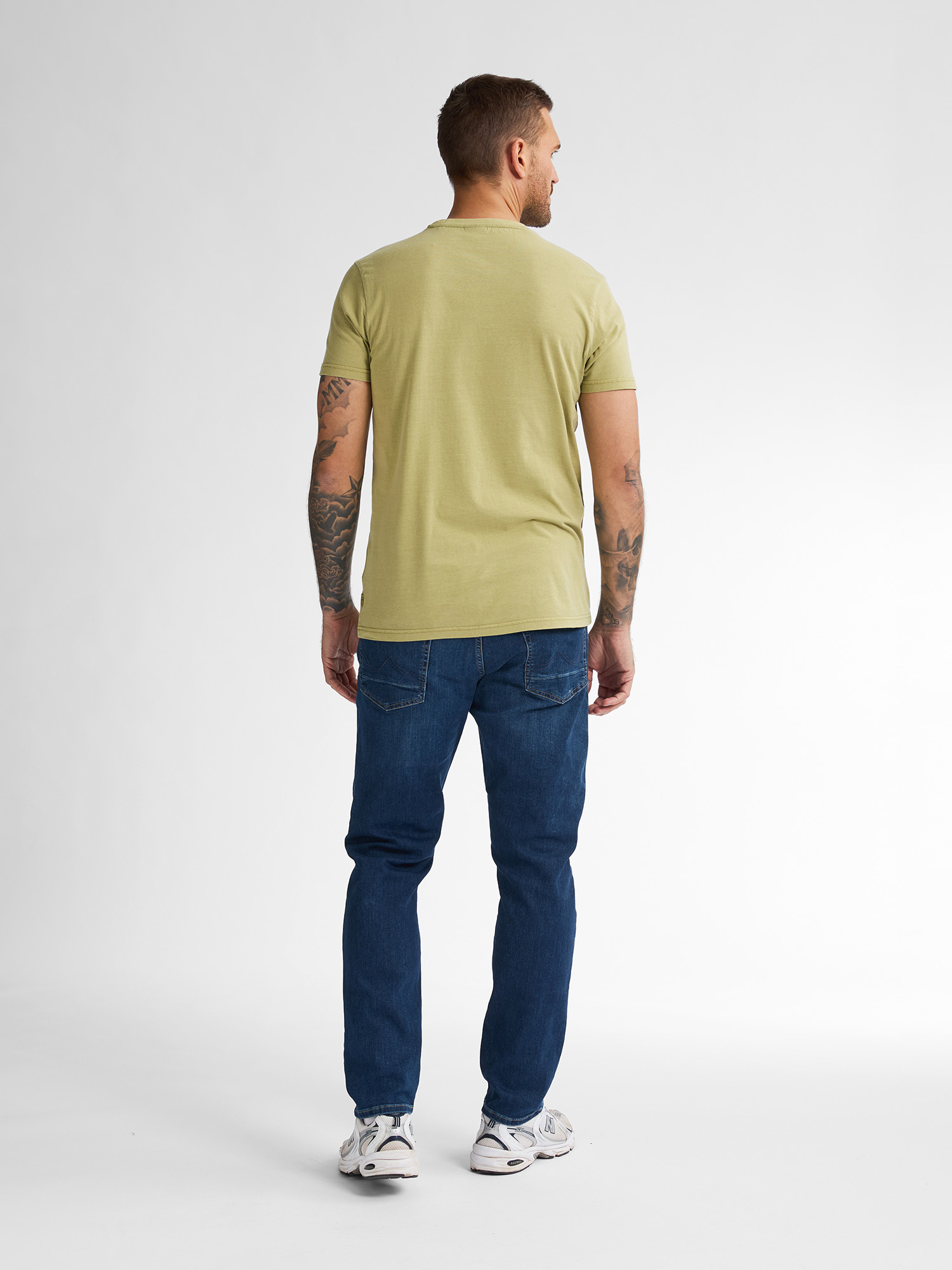 M-1050-TSR617 MEN T-SHIRT SS (6170 LIGHT PISTACHE)