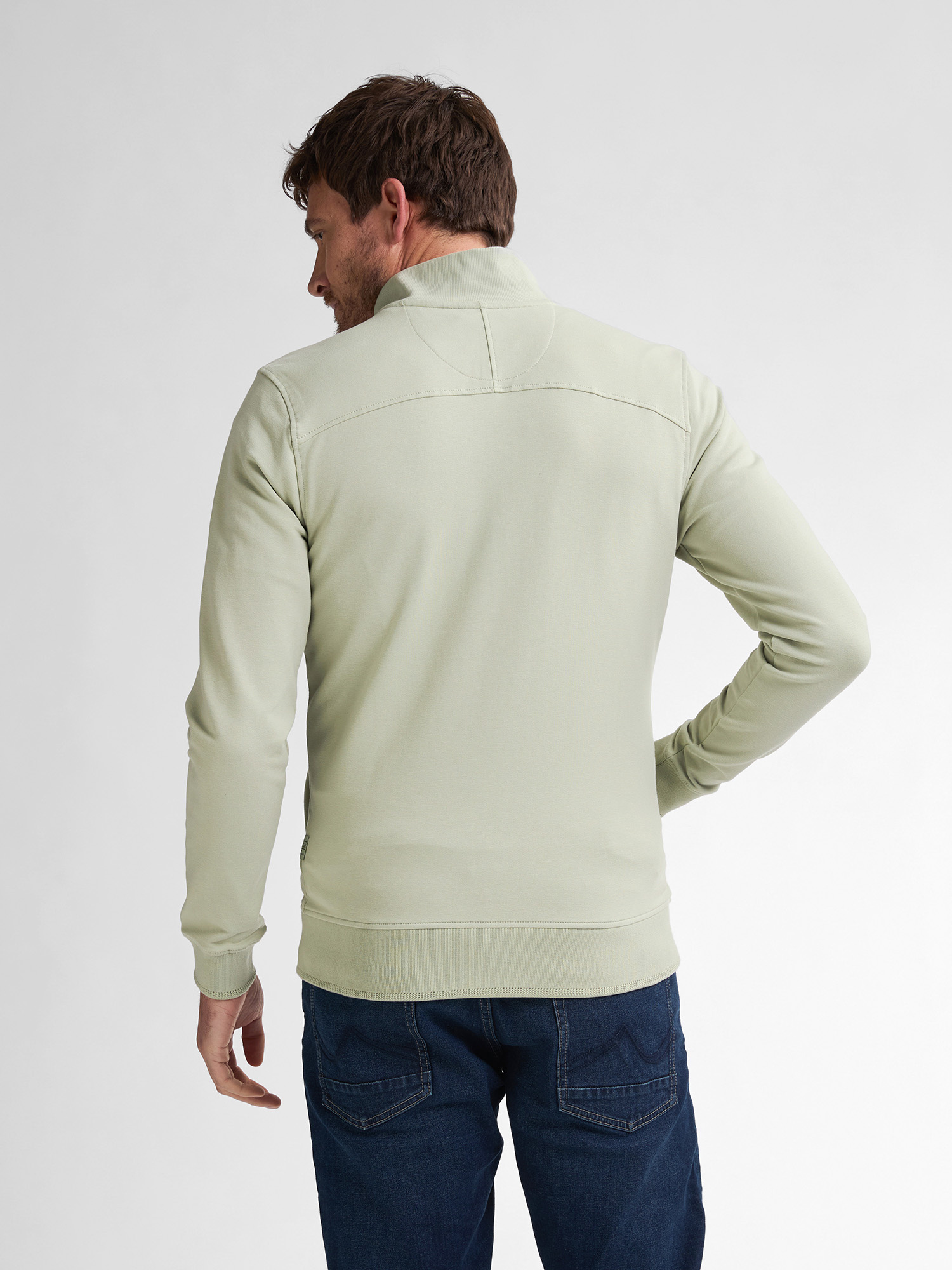 MEN SWEATER COLLAR ZIP M-1050-SWC303 (6173)