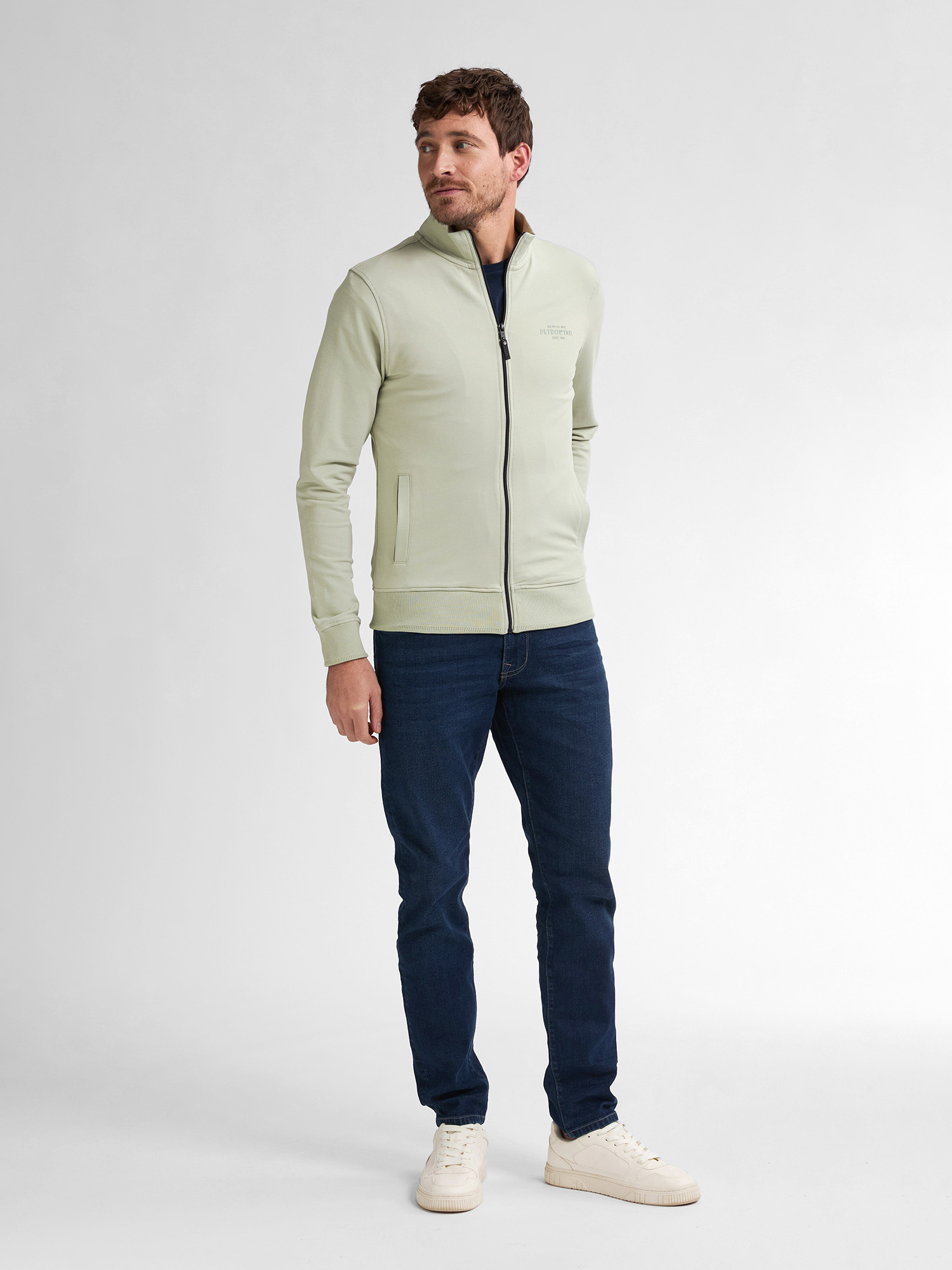 MEN SWEATER COLLAR ZIP M-1050-SWC303 (6173)