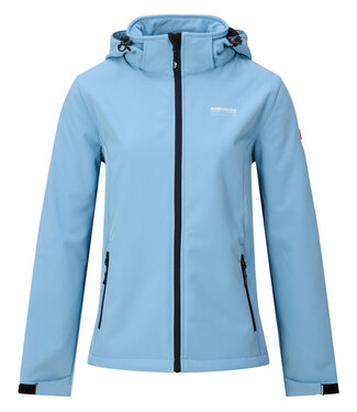 Nordberg INGRIDA LADIES SOFTSHELL JACKET (LIGHT BLUE)