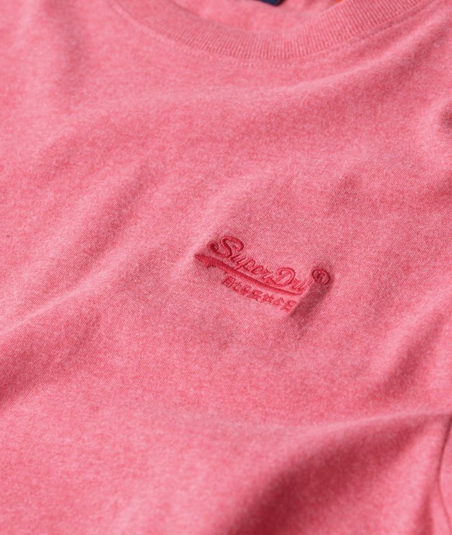 ESSENTIAL LOGO EMB TEE (PUNCH PINK)