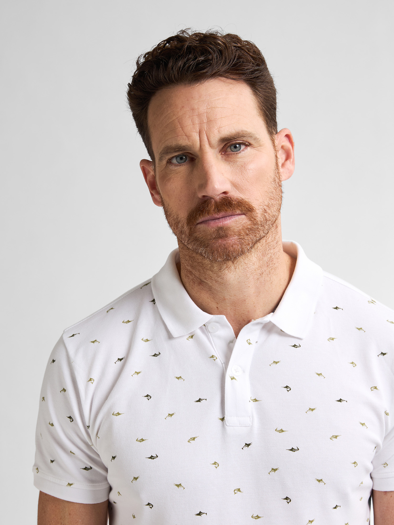 M-1050-POLO923 MEN POLO SHORT SLEEVE (0000)