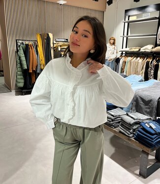 LUMINE - Feminine Blouse (White)