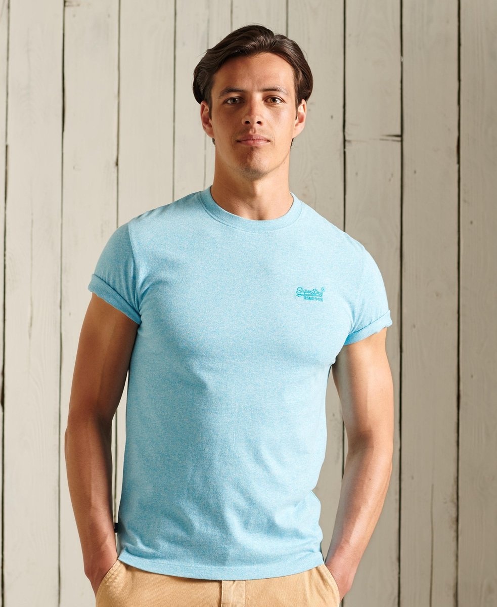 ESSENTIAL LOGO EMB TEE (TURQUOISE)