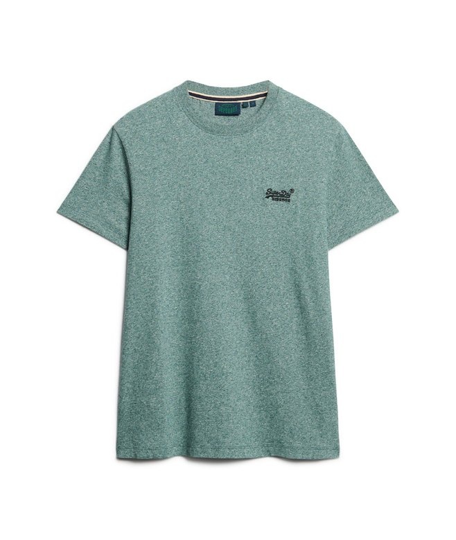 ESSENTIAL LOGO EMB TEE (MID PINE GREEN)