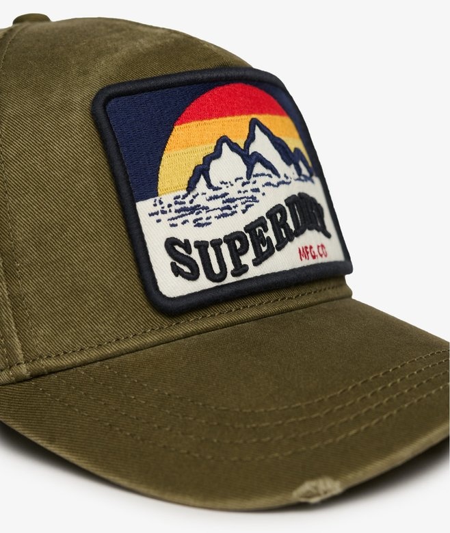 GRAPHIC TRUCKER CAP (VINTAGE KHAKI)