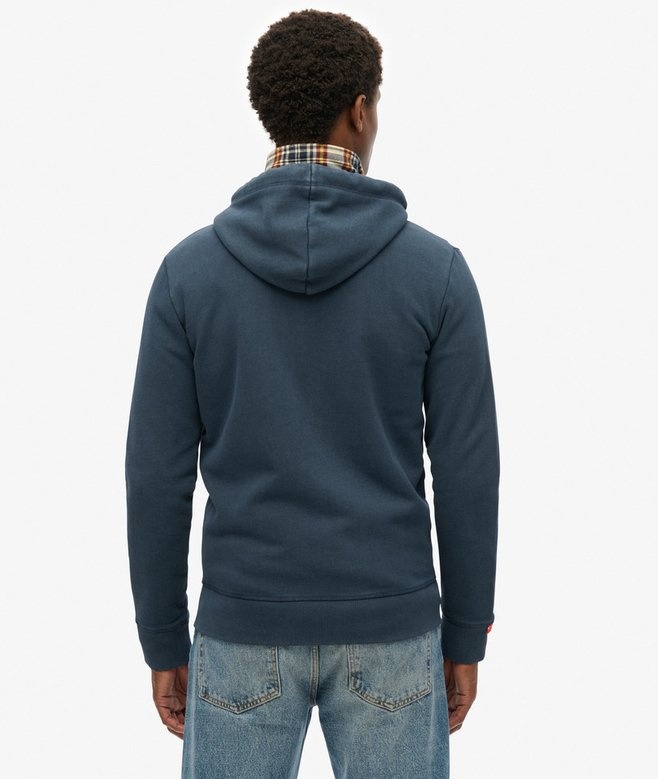 VL EMBROIDERED ZIPHOOD (Lauren Navy)