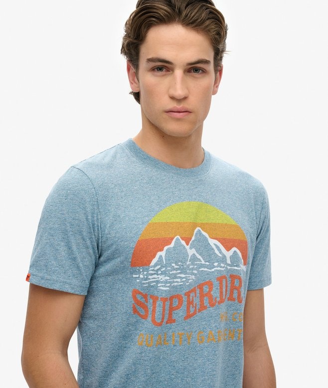 CL GREAT OUTDOORS RELAXED TEE (Desert Sky Blue Grit)