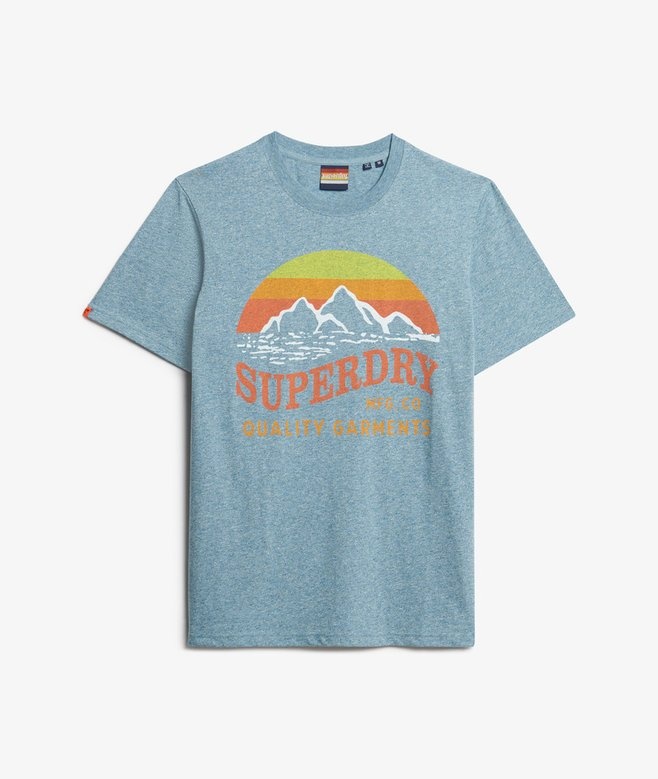 CL GREAT OUTDOORS RELAXED TEE (Desert Sky Blue Grit)