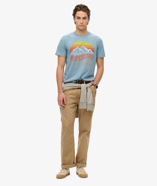 CL GREAT OUTDOORS RELAXED TEE (Desert Sky Blue Grit)