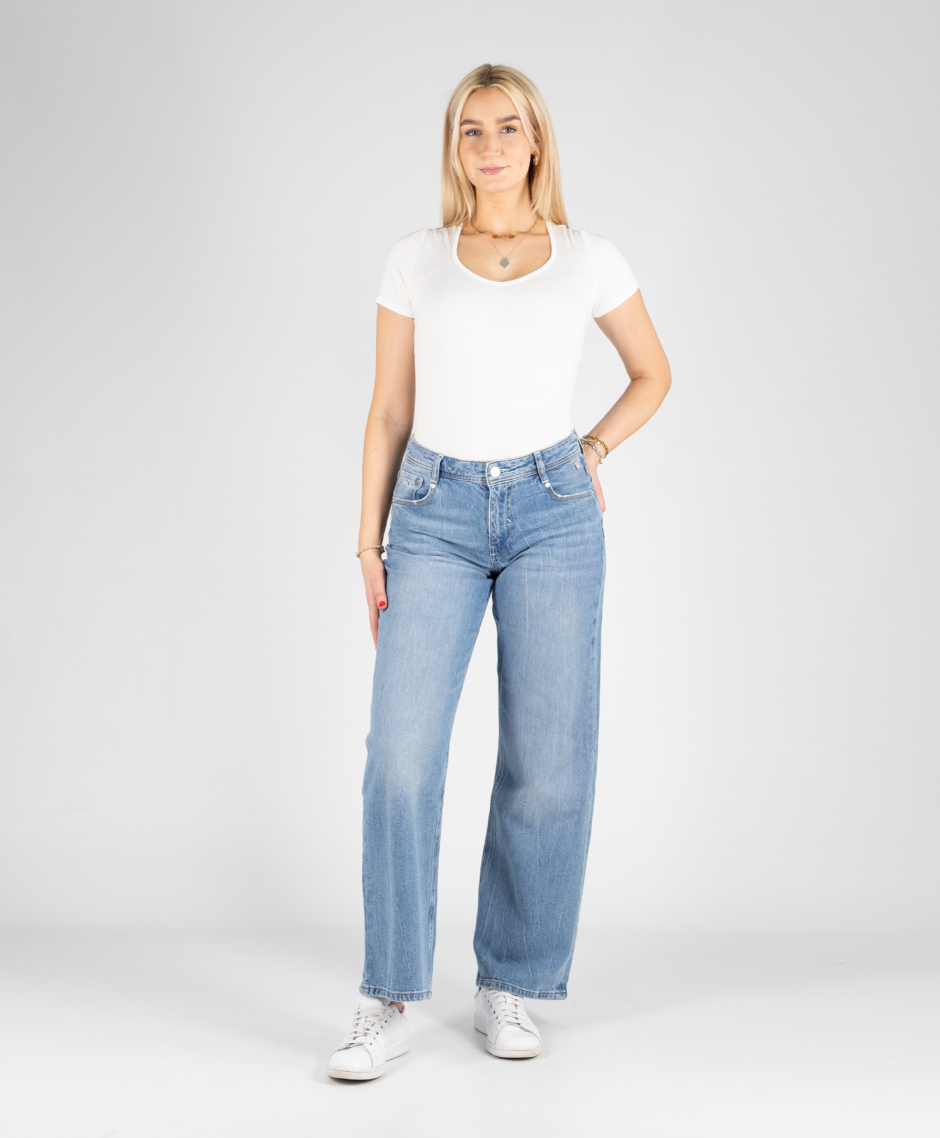 NICOLA WIDE LEG FIT DELICIOUS BLUE