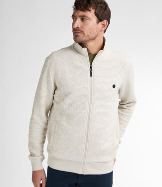 Petrol Industries M-1050-SWC333 Men Sweater Collar Zip (0009 Antique White Melee)