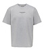 ONSLIAM SS RELAX TEE CS (Light Grey Marl/Black Logo)