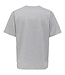 ONSLIAM SS RELAX TEE CS (Light Grey Marl/Black Logo)