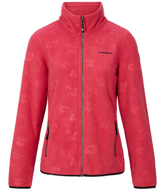 Nordberg AUSBRENNER LADIES FLEECE JACKET CORAL MELANGE