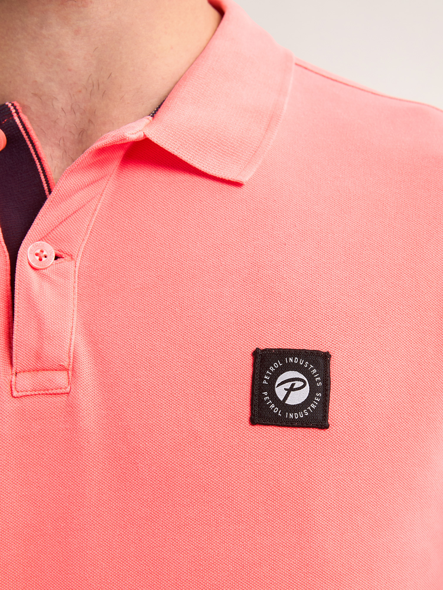 M-1050-POL945 Men Polo (3099 Fiery Coral)