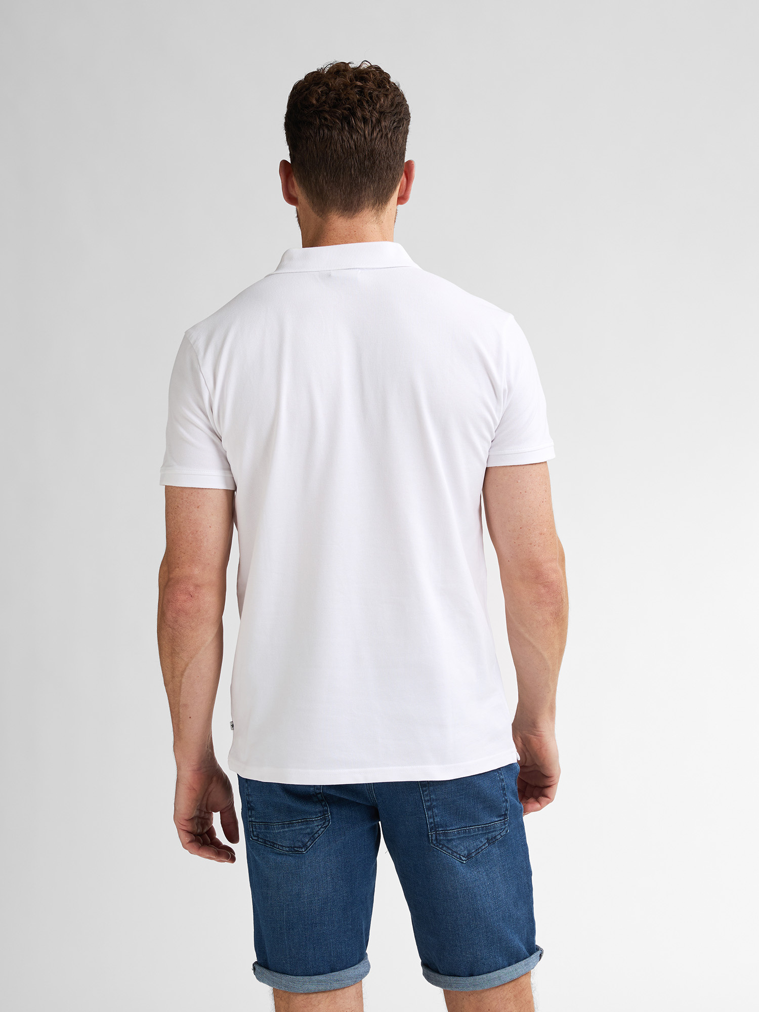 M-1050-POL945 Men Polo (0000 Bright White)