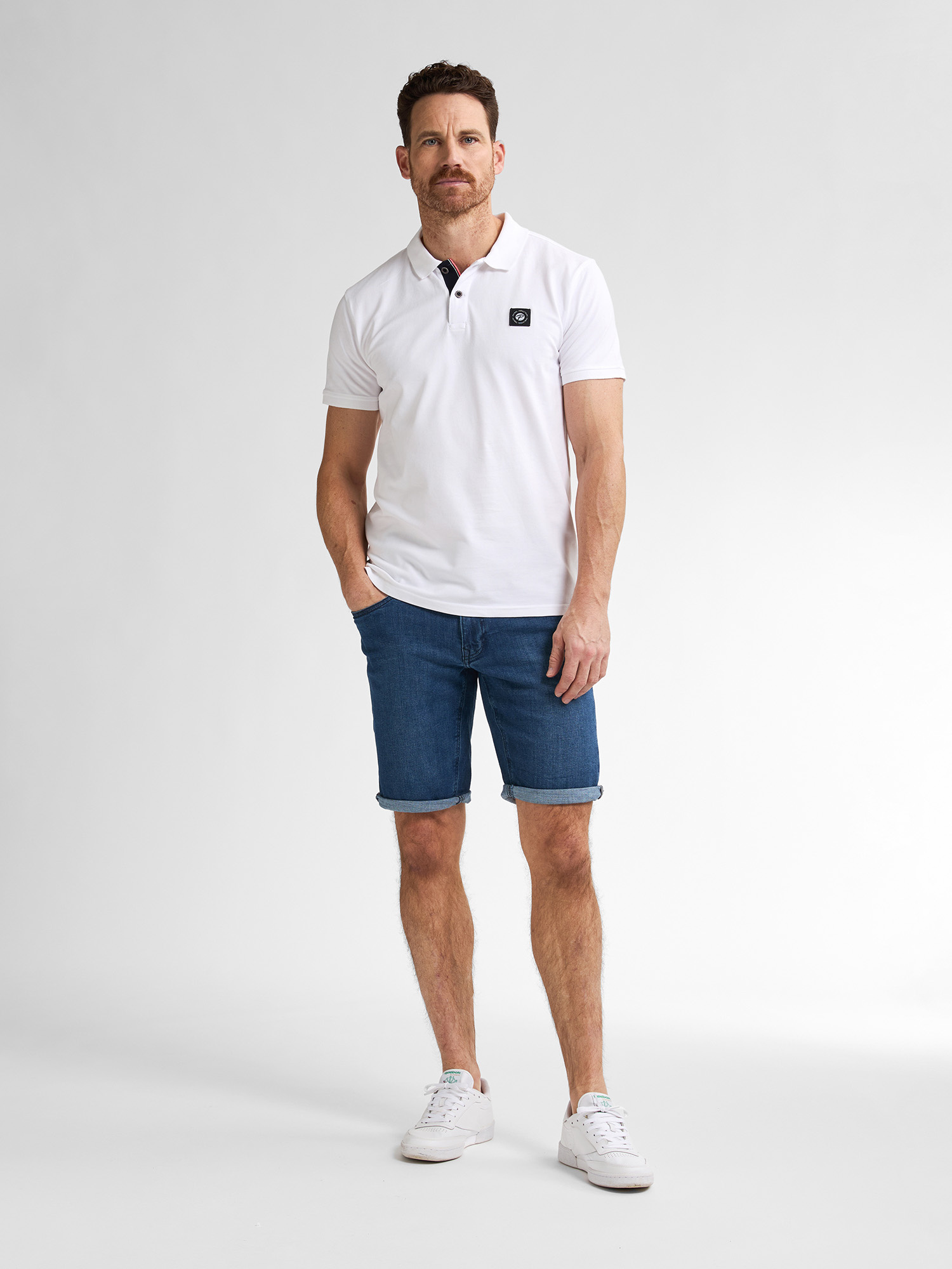 M-1050-POL945 Men Polo (0000 Bright White)