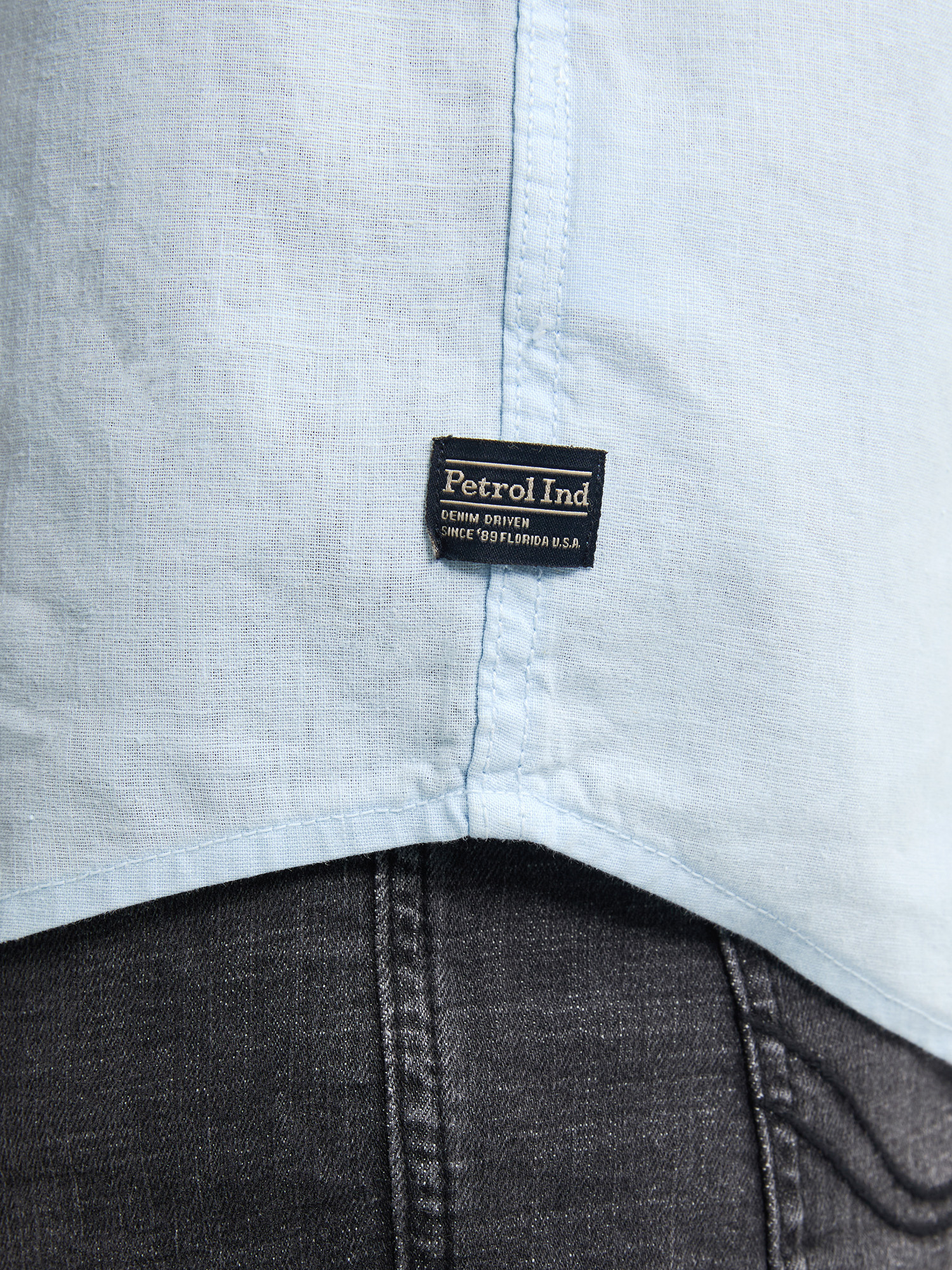 M-1050-SIS414 Men Short Sleeve Uni (5187 Pale Blue)