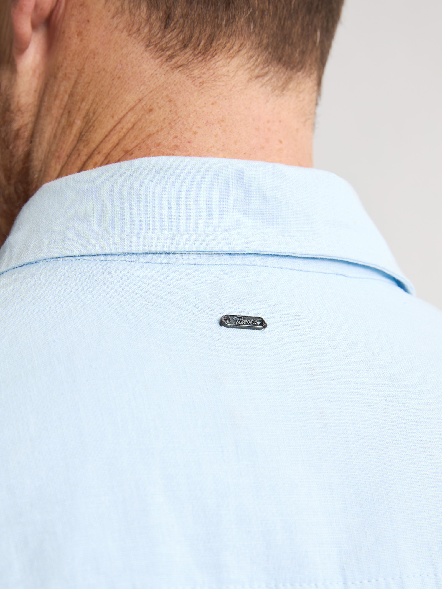 M-1050-SIS414 Men Short Sleeve Uni (5187 Pale Blue)