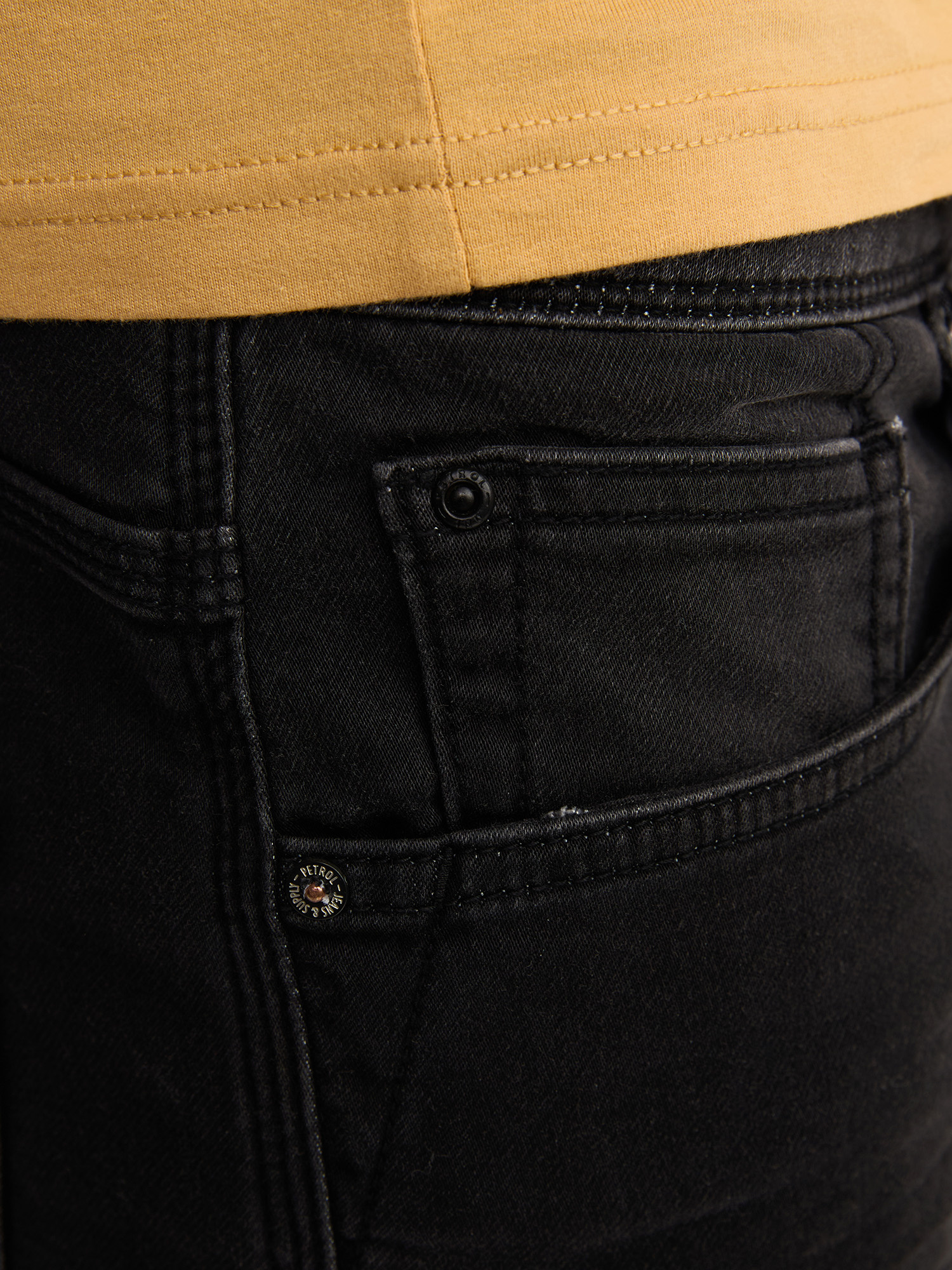 M-ROS-SHO001 - Men Shorts Denim (9705 Black Stone)