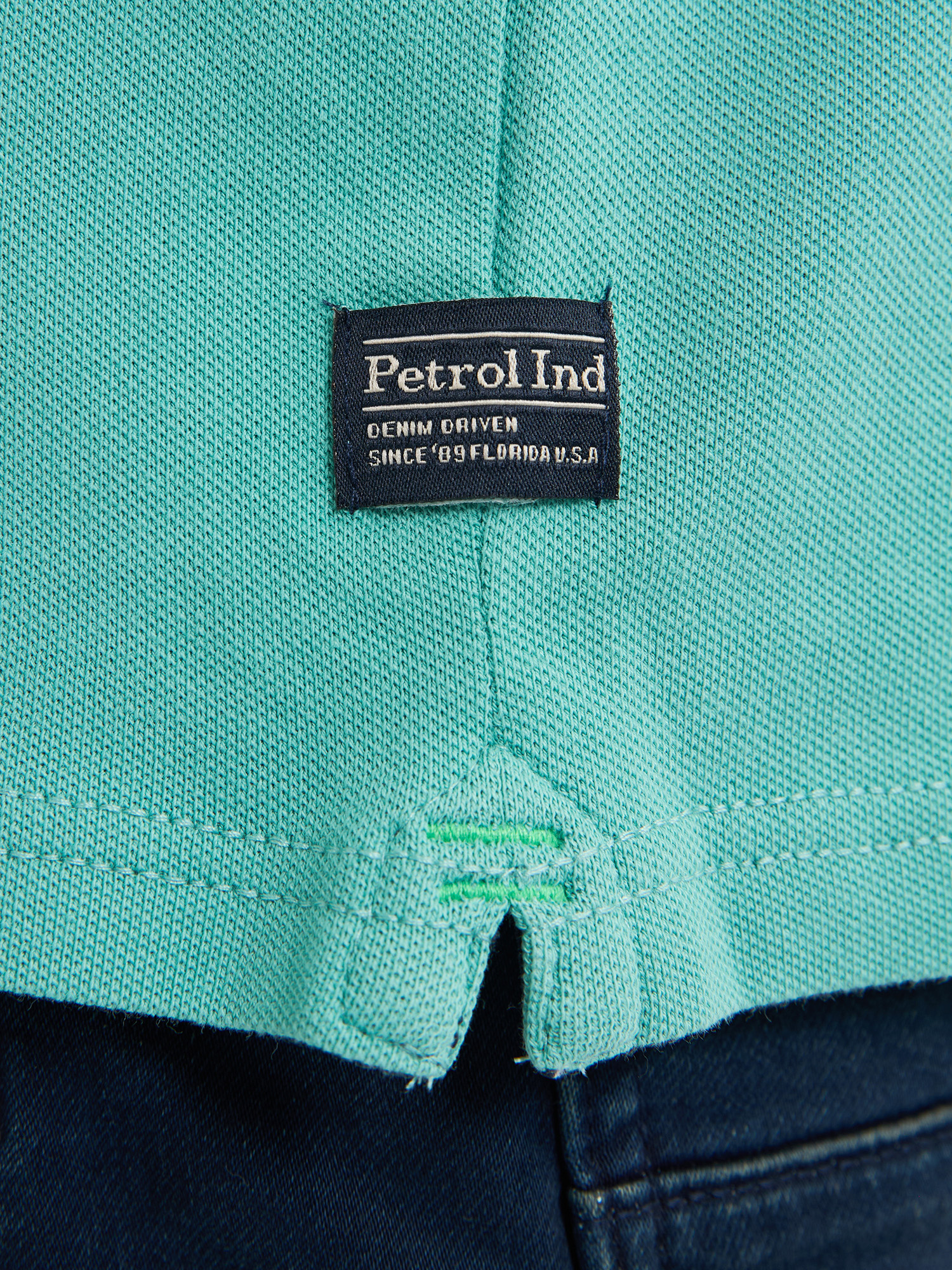 M-ROS-POL003 - Men Polo Short Sleeve (6169 AquaGreen)