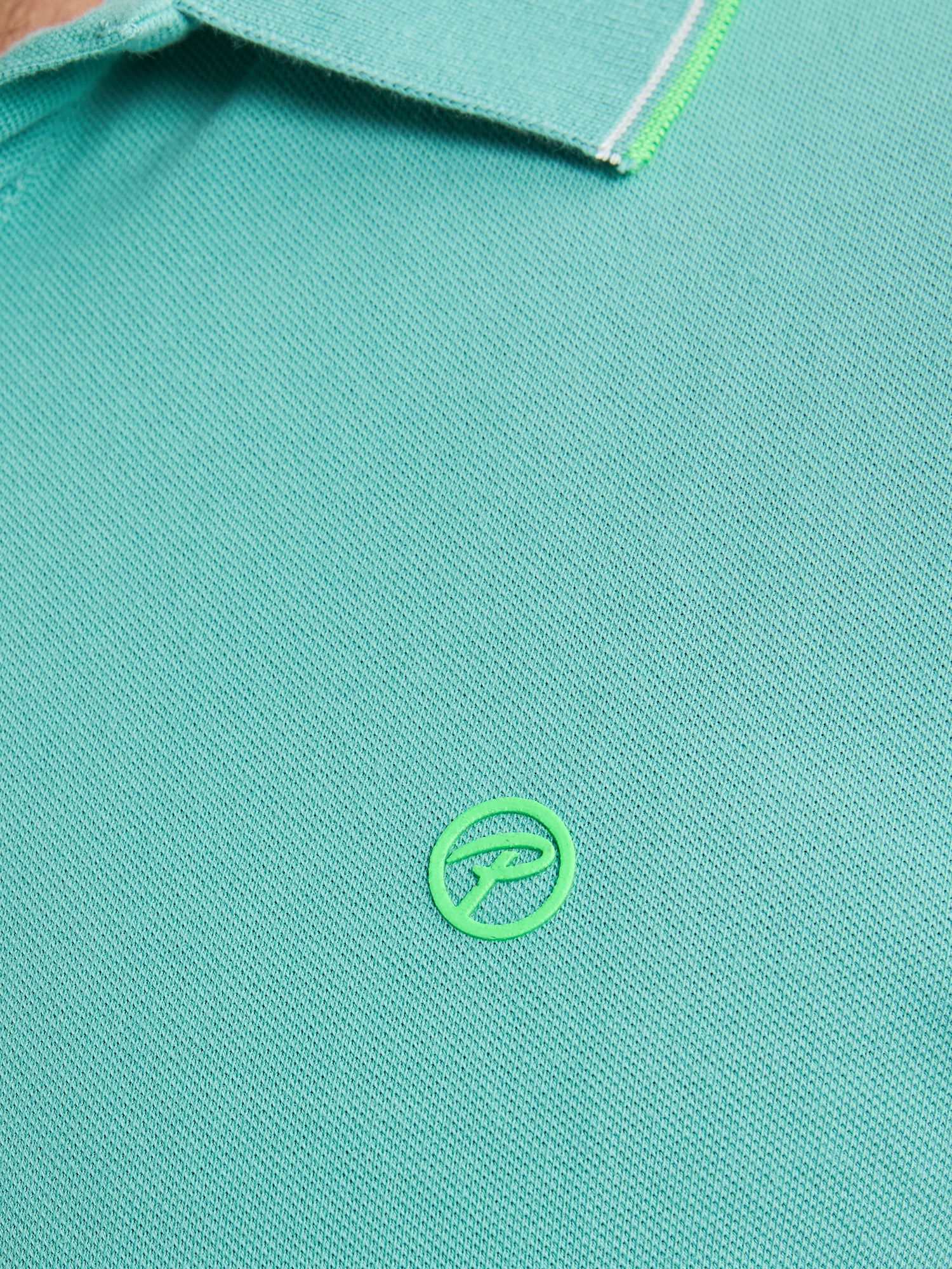 M-ROS-POL003 - Men Polo Short Sleeve (6169 AquaGreen)