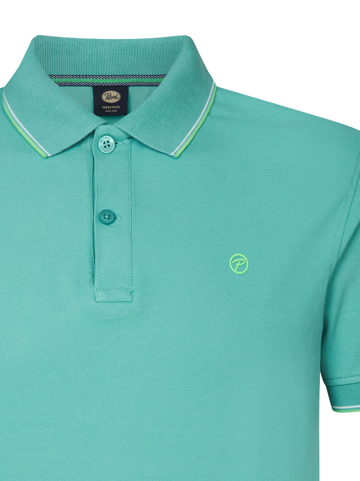 M-ROS-POL003 - Men Polo Short Sleeve (6169 AquaGreen)