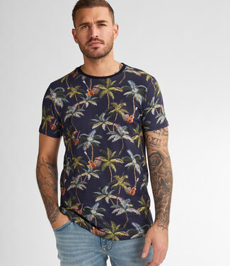 Petrol Industries M-1050-TSR672 - Men Tshirt SS (5178 Navy Blue)