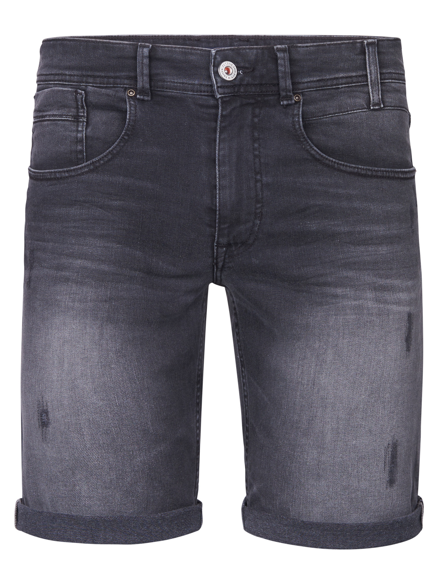 M-1050-SHO003 - Men Shorts Denim Regular fit (9705 Black Stone)