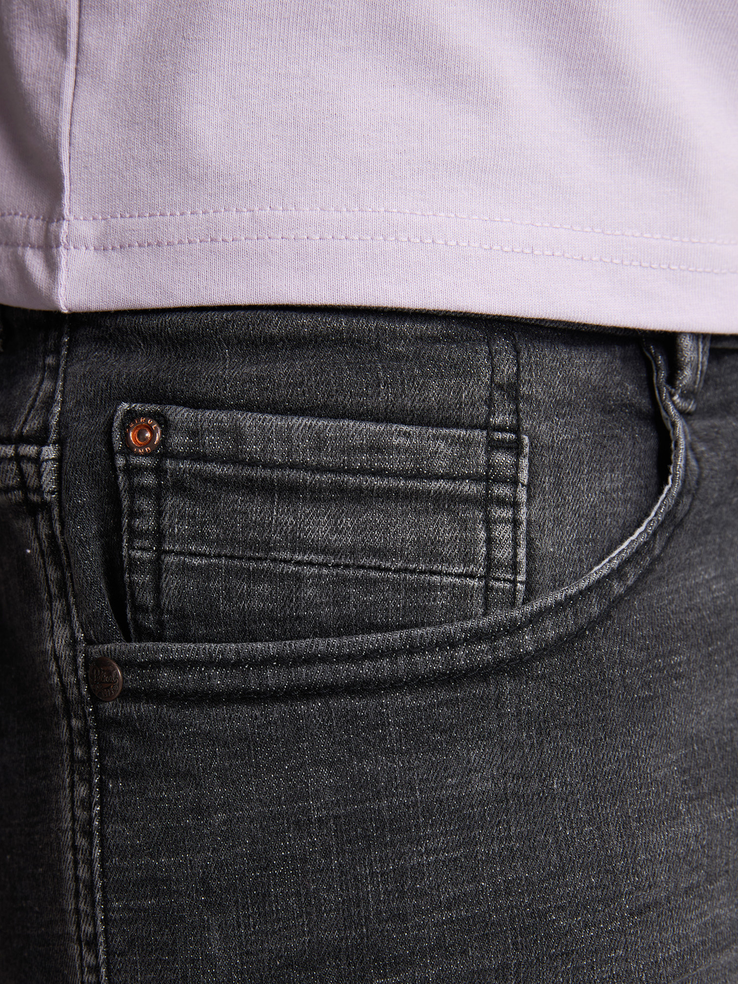 M-1050-SHO002 Men Shorts Denim (9705 Black Stone)