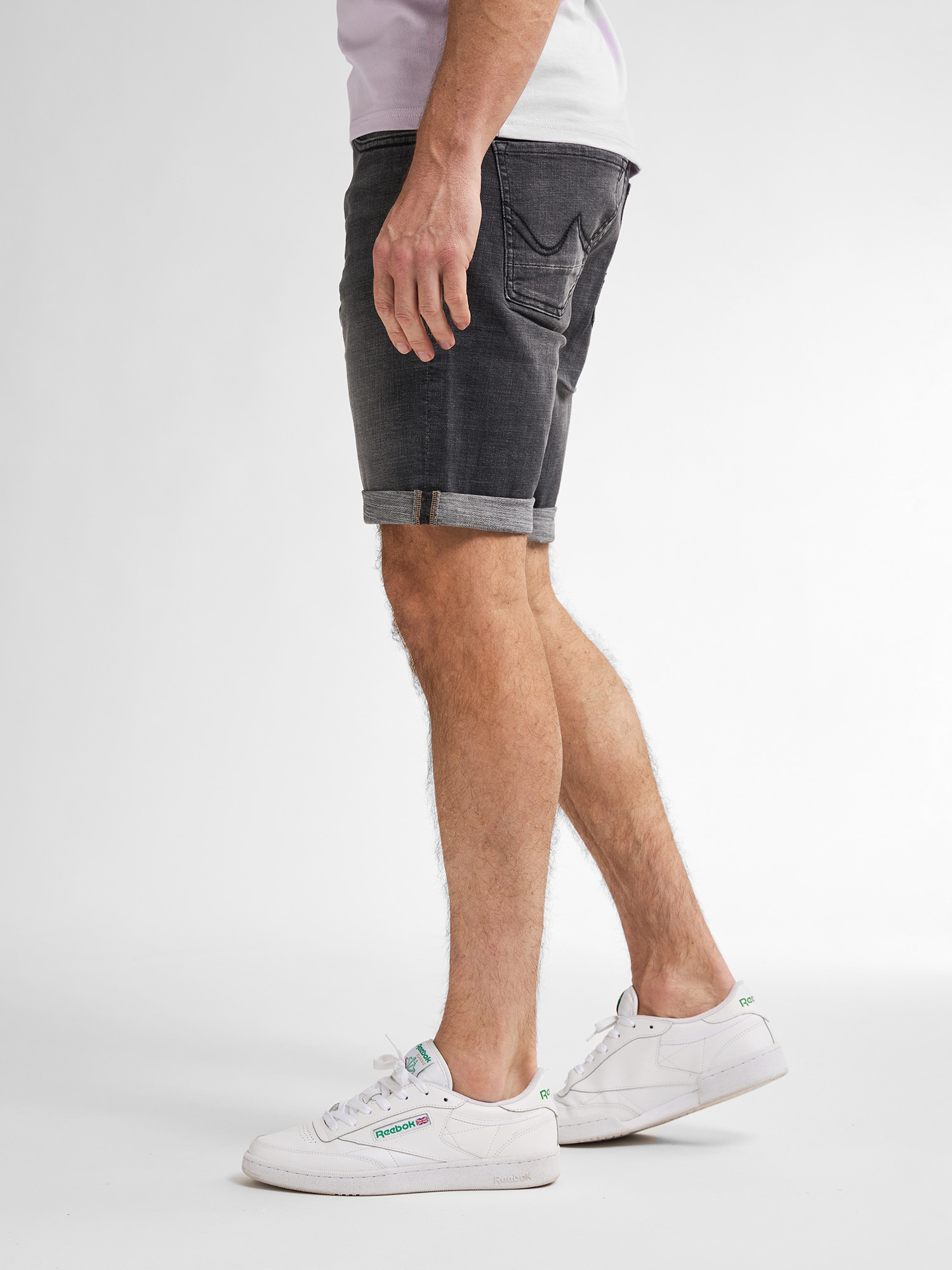 M-1050-SHO002 Men Shorts Denim (9705 Black Stone)