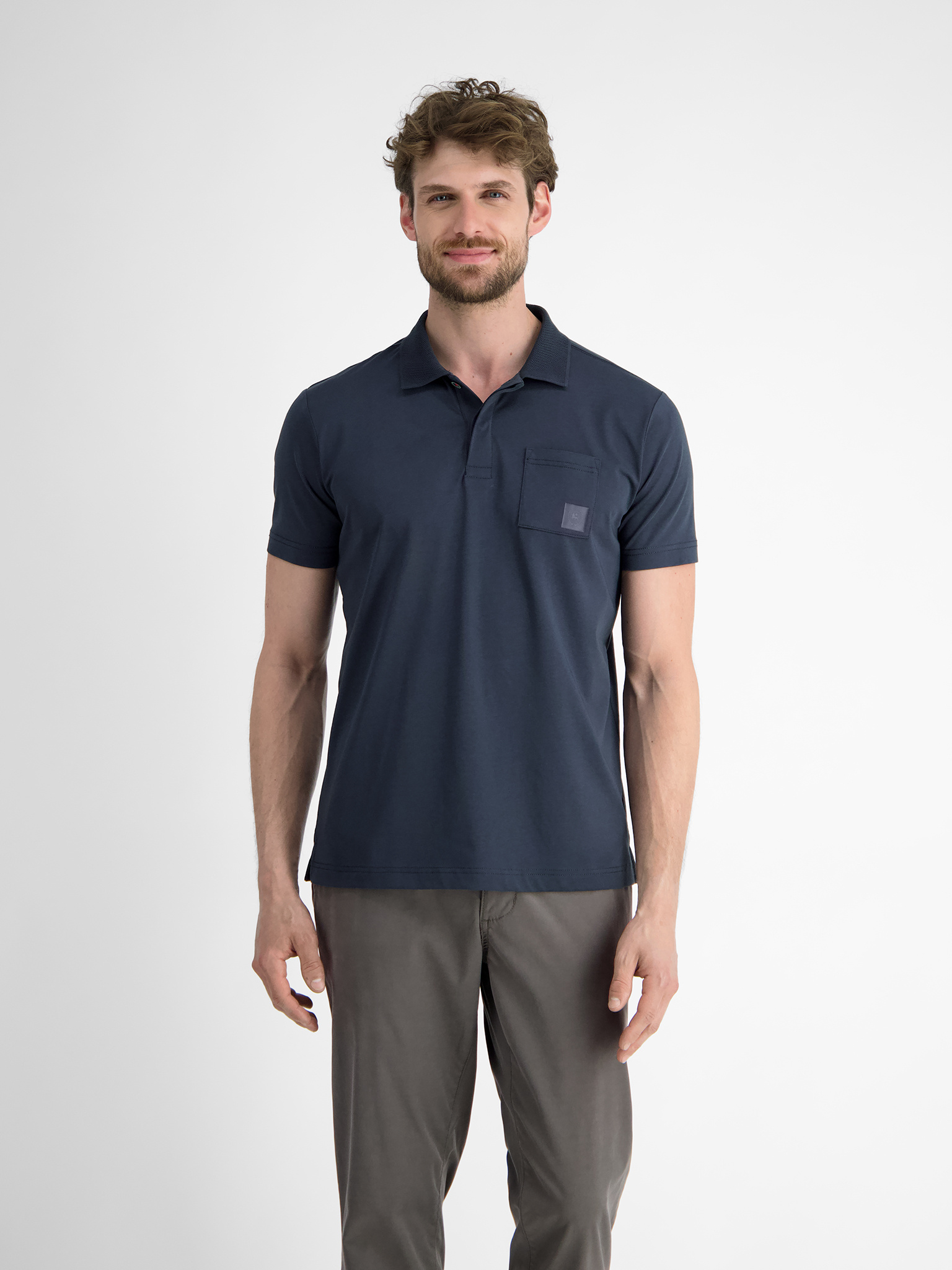 2553249 POLO 1/2 ARM (485 Classic Navy)