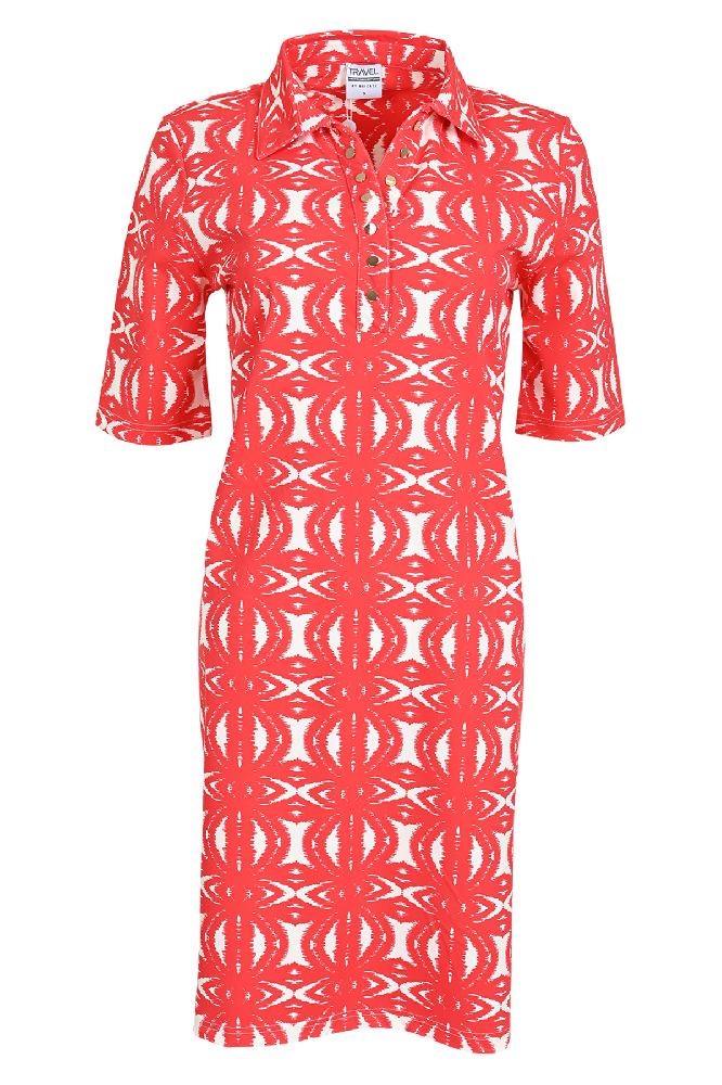 MILOUS - Jurk (African Red)