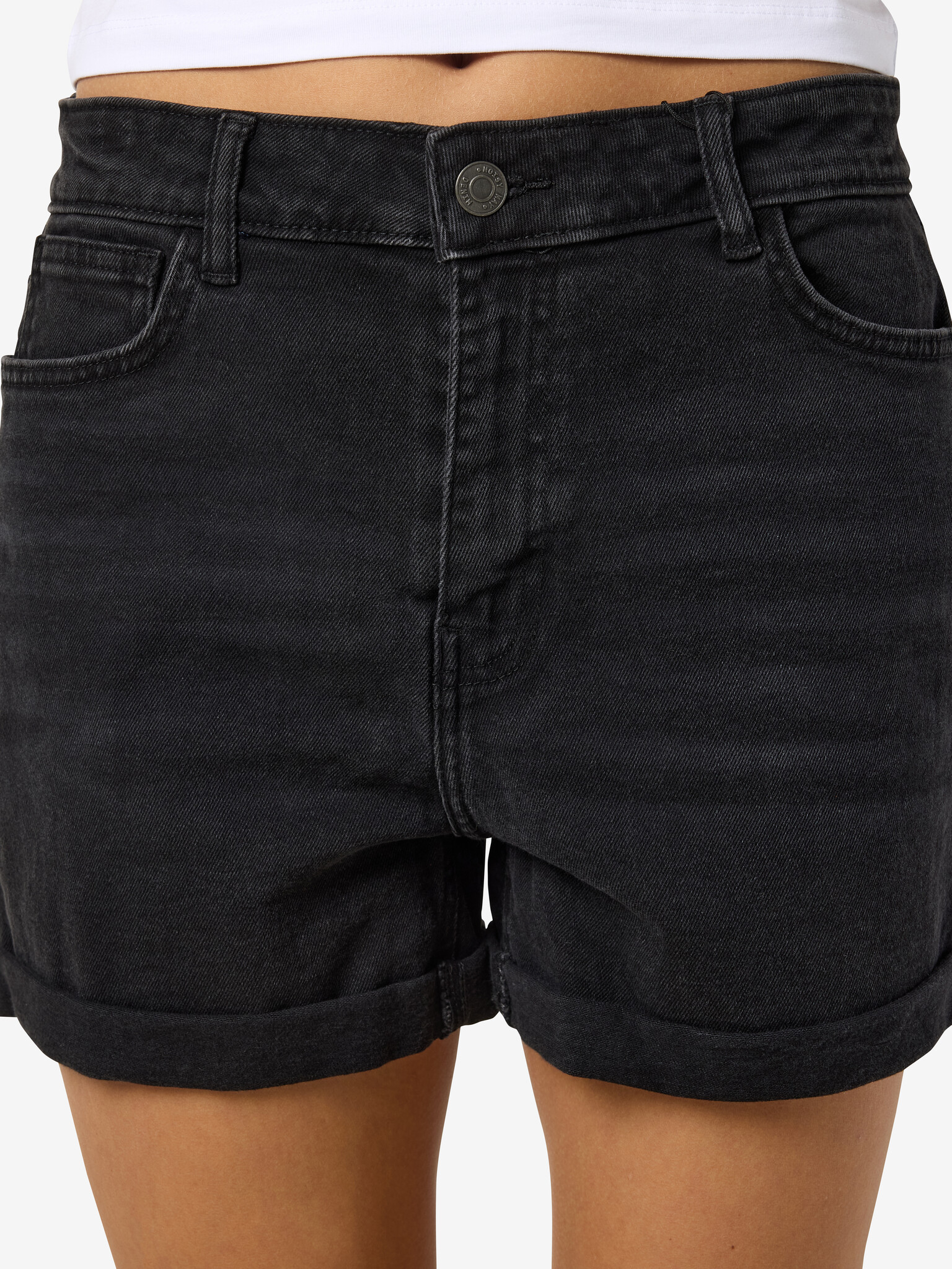 NMMONI HW DNM SHORTS AZ360BL NOOS BLACK DEN IM