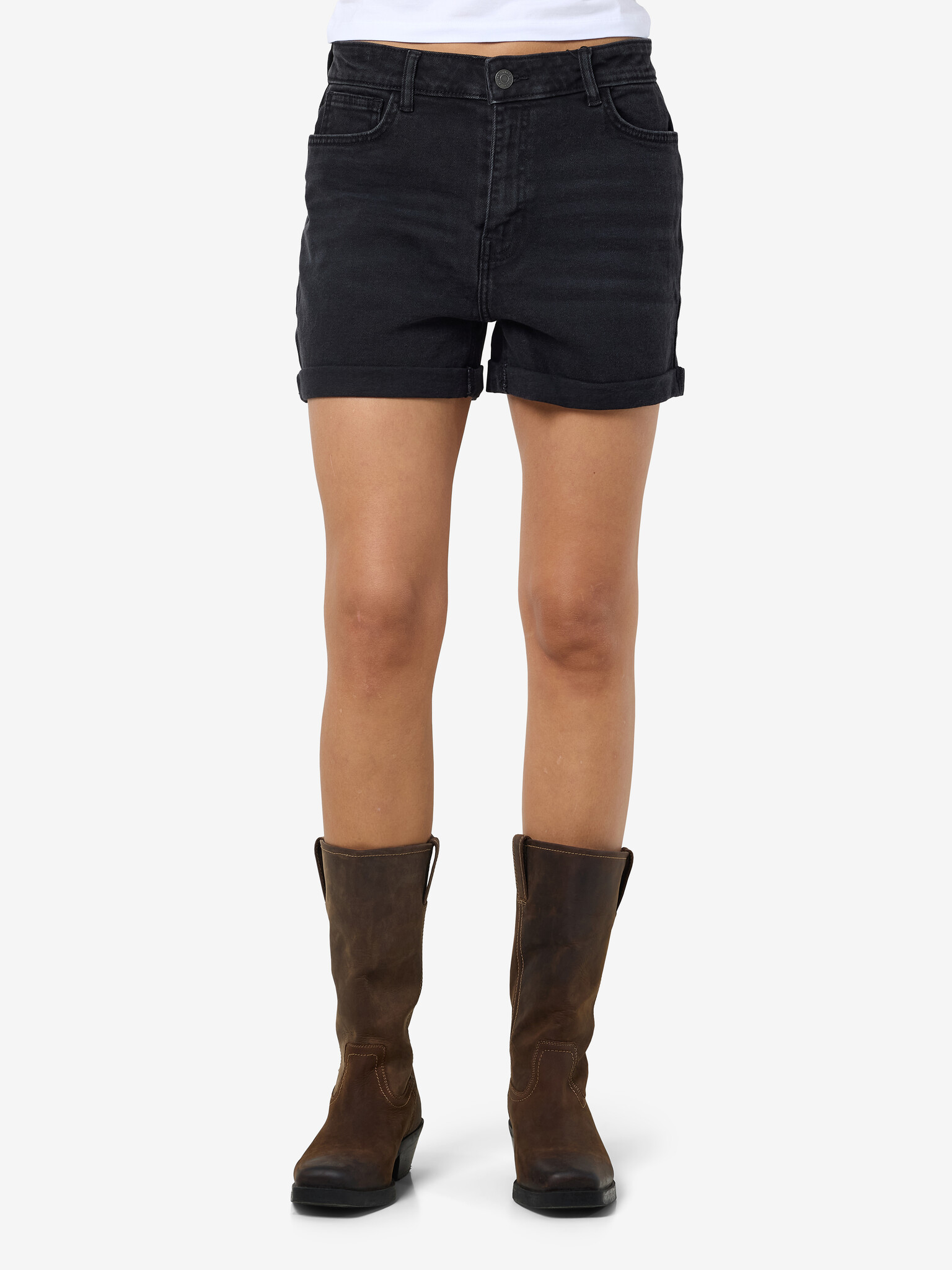 NMMONI HW DNM SHORTS AZ360BL NOOS BLACK DEN IM