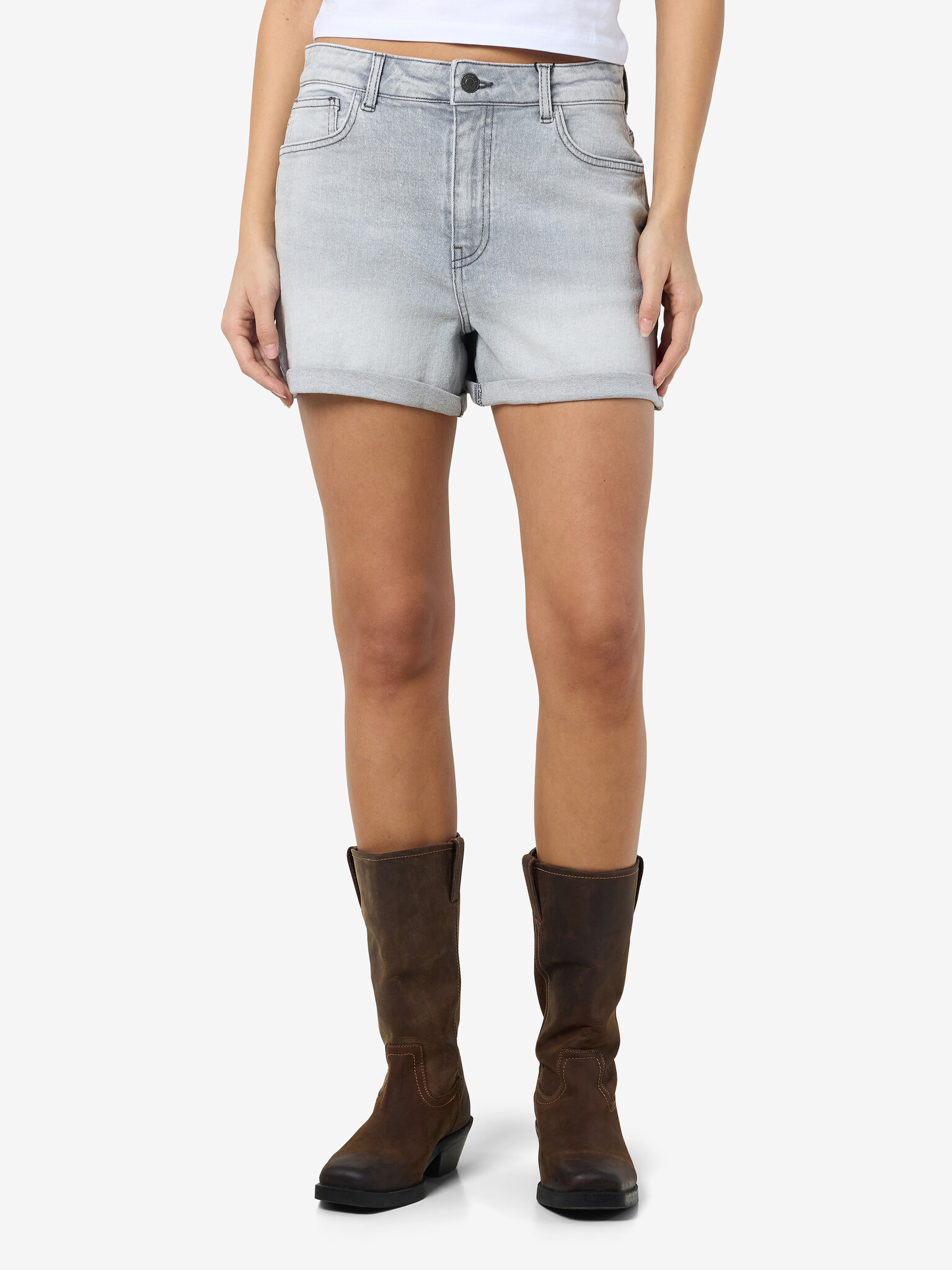 NMMONI HW DNM SHORTS AZ277LG NOOS LIGHT GREY