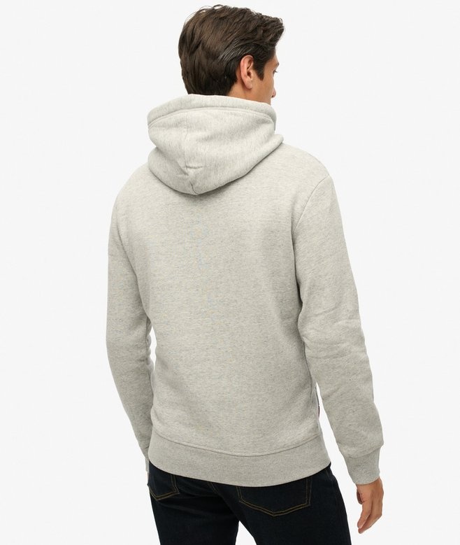 ATHLETIC ESS HOODIE (Cadet Grey Marl)