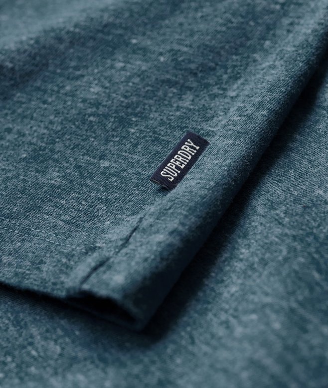 ESSENTIAL LOGO EMB TEE (Alaskan Blue Marl)